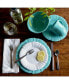 Фото #7 товара Chloe 16 Piece Turquoise Dinnerware Set