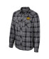 Фото #2 товара Men's x Wrangler Black Iowa Hawkeyes Plaid Western Long Sleeve Full-Snap Shirt