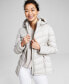 ფოტო #1 პროდუქტის Women's Packable Hooded Puffer Coat, Created for Macy's