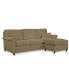 Фото #17 товара Lidia 82" Fabric 2-Pc. Reversible Chaise Sectional Sofa with Storage Ottoman - Custom Colors, Created for Macy's