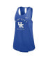 Women's Royal Kentucky Wildcats Primetime Open Back Tank Top