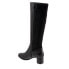 Фото #5 товара Trotters Kirby Wide Calf T2067-001 Womens Black Wide Leather Knee High Boots