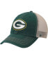 Фото #1 товара Men's Green, Natural Green Bay Packers Trawler Trucker Clean Up Snapback Hat