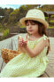 Фото #1 товара 3 Boyutlu Çiçek Detaylı Kız Bebek Hasır Şapka