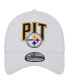 Фото #4 товара Men's White Pittsburgh Steelers Breakers 39THIRTY Flex Hat