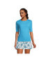 Фото #6 товара Women's Long Crew Neck Rash Guard UPF 50 Swim Tee