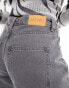 Monki Naoki loose fit low rise jeans in grey wash