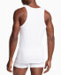 Фото #2 товара Men's Slim-Fit 2-pk. Essential Stretch Tank Undershirts