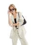 Фото #1 товара Vero Moda Rita oversized blazer co-ord in stone