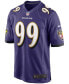 Фото #2 товара Men's Odafe Oweh Purple Baltimore Ravens 2021 NFL Draft First Round Pick Game Jersey