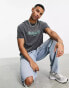 Фото #4 товара ASOS DESIGN relaxed t-shirt in washed grey with city chest print