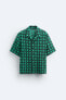 Фото #8 товара Рубашка-поло ZARA с текстурным вязанием