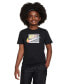 ფოტო #1 პროდუქტის Big Kids Sportswear Cotton Logo Graphic T-Shirt