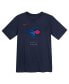 Фото #2 товара Preschool Navy Toronto Blue Jays 2024 City Connect Large Logo T-Shirt