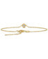 ფოტო #5 პროდუქტის Diamond Honeycomb Solitaire Chain Bracelet (1/5 ct. t.w.) in 14k White or Yellow Gold