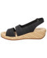 ფოტო #6 პროდუქტის Women's Gannett Buckle Slingback Wedge Sandals