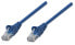 Фото #1 товара Intellinet Network Patch Cable - Cat5e - 2m - Blue - CCA - U/UTP - PVC - RJ45 - Gold Plated Contacts - Snagless - Booted - Lifetime Warranty - Polybag - 2 m - Cat5e - U/UTP (UTP) - RJ-45 - RJ-45