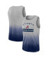 Фото #1 товара Men's Gray, Navy Atlanta Braves Our Year Tank Top