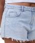 ფოტო #3 პროდუქტის Women’s Cheeky Denim Short