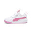 Фото #3 товара Puma Multiflex Slip On Sneaker Toddler Girls Pink, White Sneakers Casual Shoes