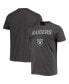 Men's '47 Charcoal Las Vegas Raiders Dark Ops Super Rival T-shirt Черный, S - фото #1