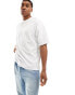 ASOS DESIGN oversized t-shirt in white with back print Белый, 2XL - Chest 46-48 - фото #2