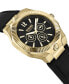 ფოტო #3 პროდუქტის Men's Echo Park Black Leather Strap Watch 42mm