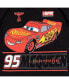 ფოტო #4 პროდუქტის Boys Pixar Cars Lightning McQueen Fleece Pullover Hoodie and Pants Outfit Set to