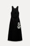 Фото #5 товара Платье с цветочной вышивкой — zw collection ZARA