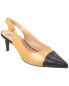 French Sole Skylar Leather Slingback Pump Women's