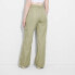 Фото #2 товара Women's Mid-Rise Wide Leg Cargo Beach Pants - Wild Fable Sage Green XL