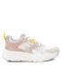 ფოტო #3 პროდუქტის Women's Sneakers By White With Multicolor Accent