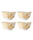 Фото #2 товара Butterfly Meadow Cottage Rice Bowl Set, Set of 4