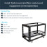 Фото #8 товара StarTech.com 1U Fixed 19" Adjustable Depth Universal Server Rack Rails - Rack rail - Black - Steel - 25 kg - 1U - 48.3 cm (19")