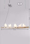 Фото #14 товара Kare Design Table Lamp Animal Birds White Table Lamp Porcelain Shade Concrete Base Brass Pole 52 x 35 x 25 cm (H x W x D)