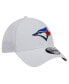 Фото #3 товара Men's White Toronto Blue Jays Neo 39thirty Flex Hat