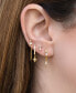 ფოტო #2 პროდუქტის Crystal Golden Era Earring Set