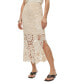 Women's Lili High-Rise Crotchet Midi Skirt