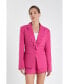 Фото #3 товара Women's Scallop Detailed Single Button Jacket