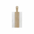 Фото #1 товара Разделочная доска DKD Home Decor Белый Натуральный Бамбук Мрамор Пластик Прямоугольный 38 x 18 x 1 cm