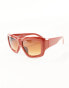 Фото #2 товара AJ Morgan chunky sunglasses in rust