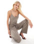 JDY Tall cami jumpsuit in stone