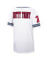 Men's White and Navy Ole Miss Rebels Free Spirited Baseball Jersey
