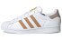 adidas originals Superstar 经典贝壳头 轻便防滑耐磨 低帮 板鞋 男女同款 白棕 / Кроссовки Adidas originals Superstar GY0013