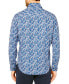 ფოტო #2 პროდუქტის Men's Slim Fit Non-Iron Mini Floral Print Performance Stretch Button-Down Shirt