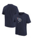 Фото #3 товара Preschool Boys and Girls Navy Tennessee Titans Team Wordmark T-shirt