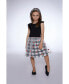 ფოტო #2 პროდუქტის Girl Bi-Material Dress With Mesh And Vichy Skirt - Toddler|Child