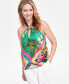 Women's Printed Halter Top, Created for Macy's