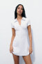 Interlock shirt dress