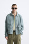 CHECKED JACQUARD JACKET